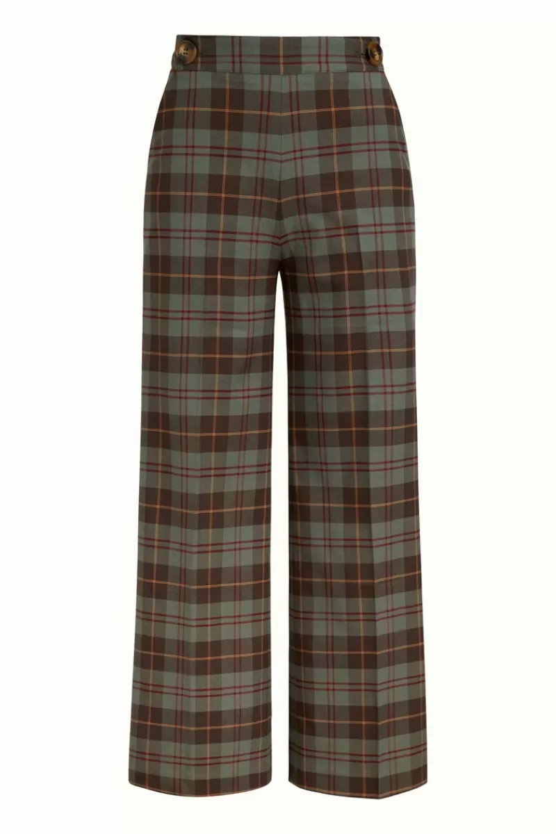 alba_pants_jones_check_3.webp Vrouw King Louie Broeken-Alba Pants Jones Check