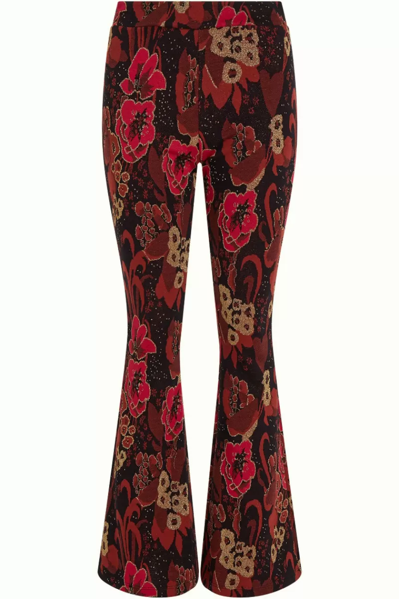 border_flared_pants_bloomsbury_3.webp Vrouw King Louie Broeken-Border Flared Pants Bloomsbury