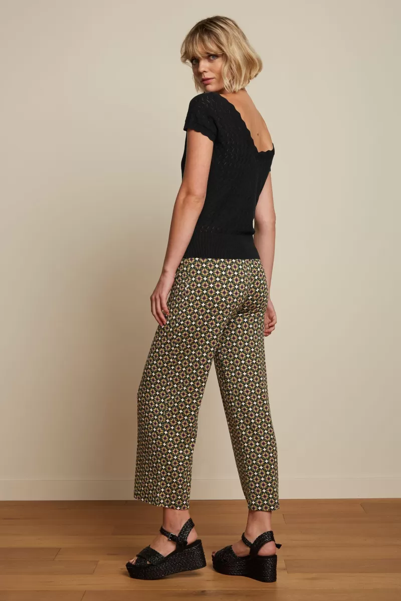 border_pants_tortola_2.webp Vrouw King Louie Broeken-Border Pants Tortola