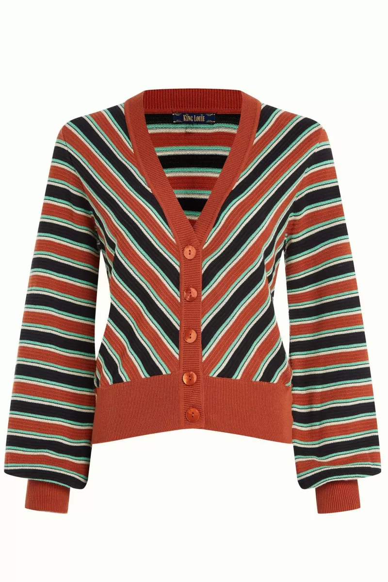 cardi_v_bell_carnillo_stripe_3.webp Vrouw King Louie Vesten-Cardi V Bell Carnillo Stripe