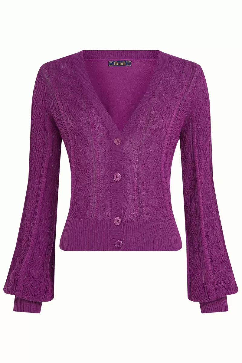 cardi_v_bell_sleeve_herrero_3.webp Vrouw King Louie Vesten-Cardi V Bell Sleeve Herrero