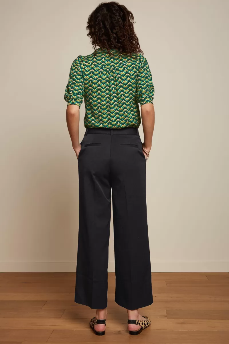 carina_blouse_brazza_2.webp Vrouw King Louie Blouses-Carina Blouse Brazza