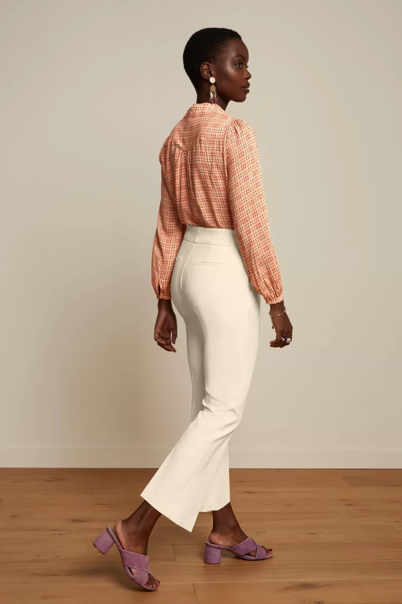 carina_blouse_sapeuse_check_2.webp Vrouw King Louie Blouses-Carina Blouse Sapeuse Check