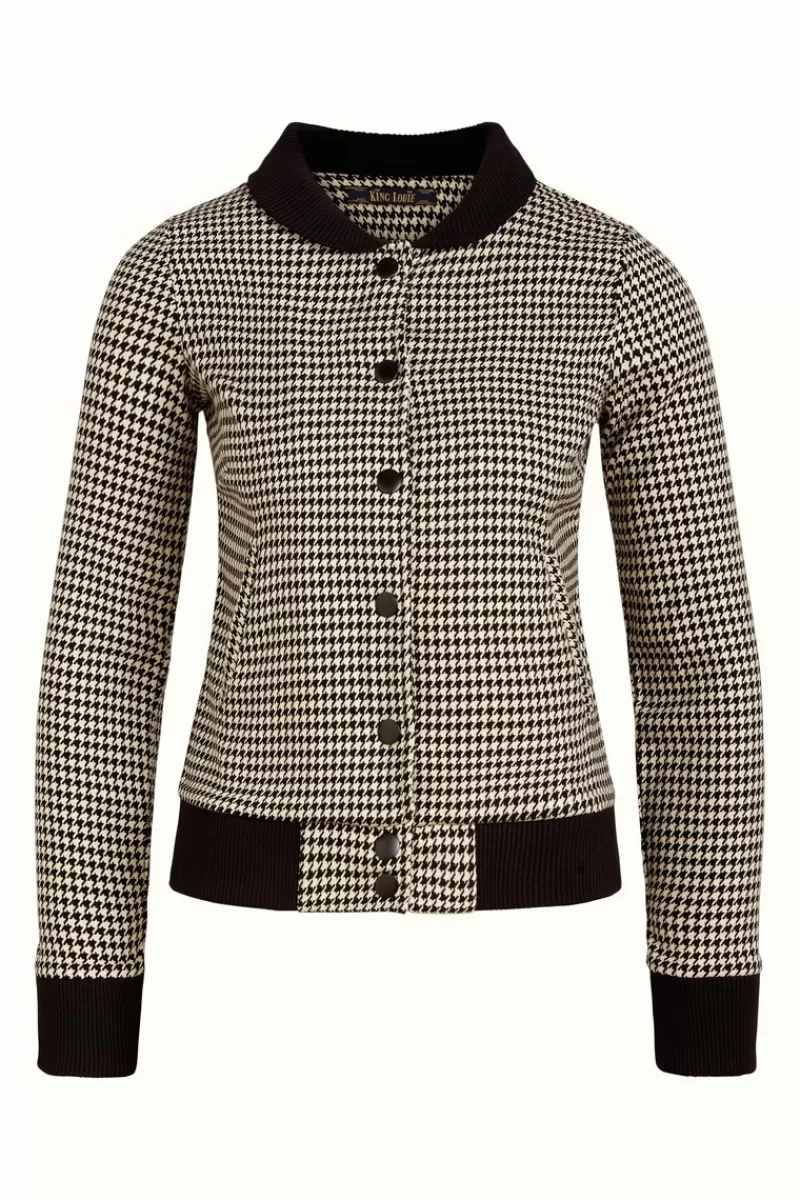 cleo_jacket_pieddepoule_3.webp Vrouw King Louie Jassen & Blazers-Cleo Jacket Pied-De-Poule