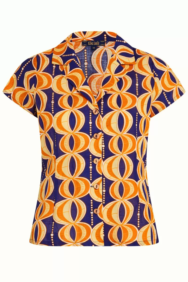 daisy_blouse_bambaataa_3.webp Vrouw King Louie Blouses-Daisy Blouse Bambaataa