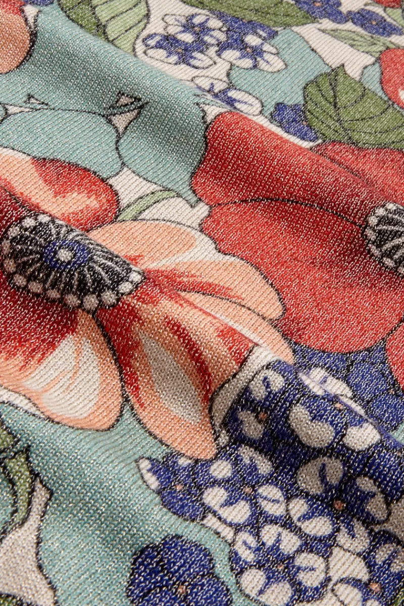 deep_v_top_salsa_4.webp Vrouw King Louie Tops & Shirts-Deep V Top Salsa