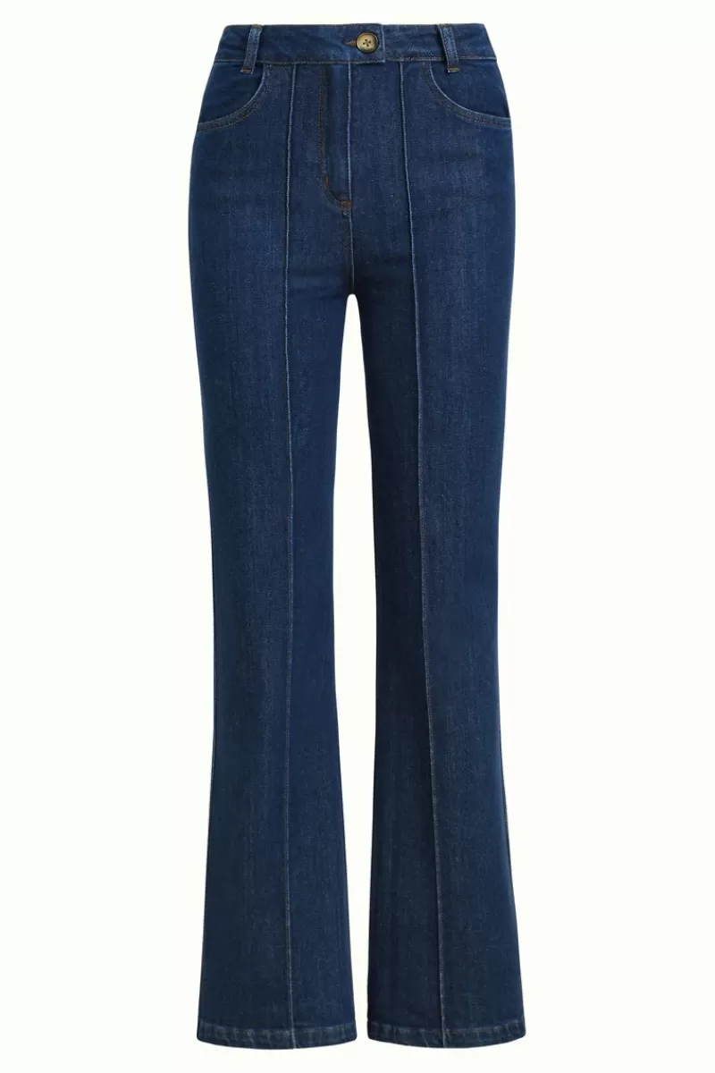 ella_pintuck_pants_golden_denim_5.webp Vrouw King Louie Broeken-Ella Pintuck Pants Golden Denim