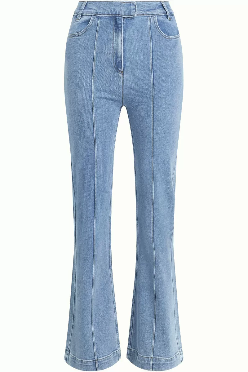 ella_pintuck_pants_strata_denim_3.webp Vrouw King Louie Broeken-Ella Pintuck Pants Strata Denim