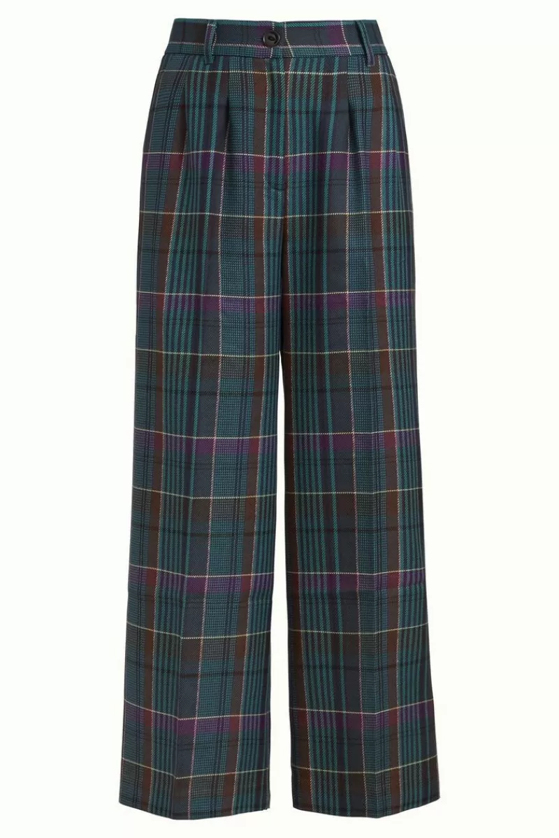 fintan_pants_dinkle_check_3.webp Vrouw King Louie Broeken-Fintan Pants Dinkle Check