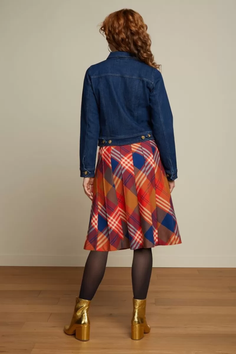 harper_skirt_jolla_check_2.webp Vrouw King Louie Rokken-Harper Skirt Jolla Check