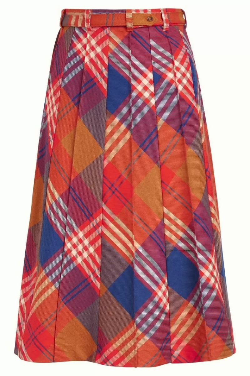 harper_skirt_jolla_check_3.webp Vrouw King Louie Rokken-Harper Skirt Jolla Check