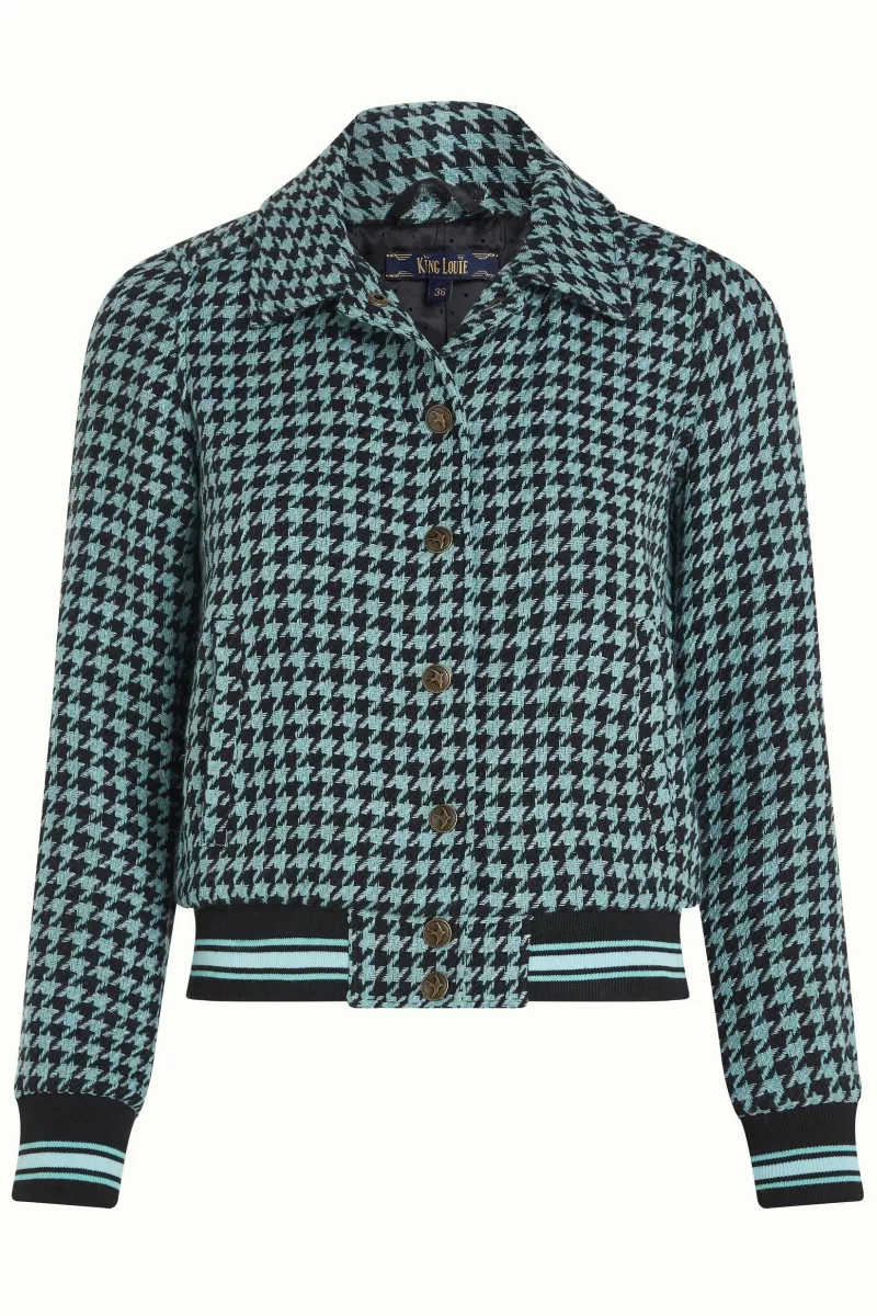 isa_collar_jacket_rubio_check_3.webp Vrouw King Louie Jassen & Blazers-Isa Collar Jacket Rubio Check