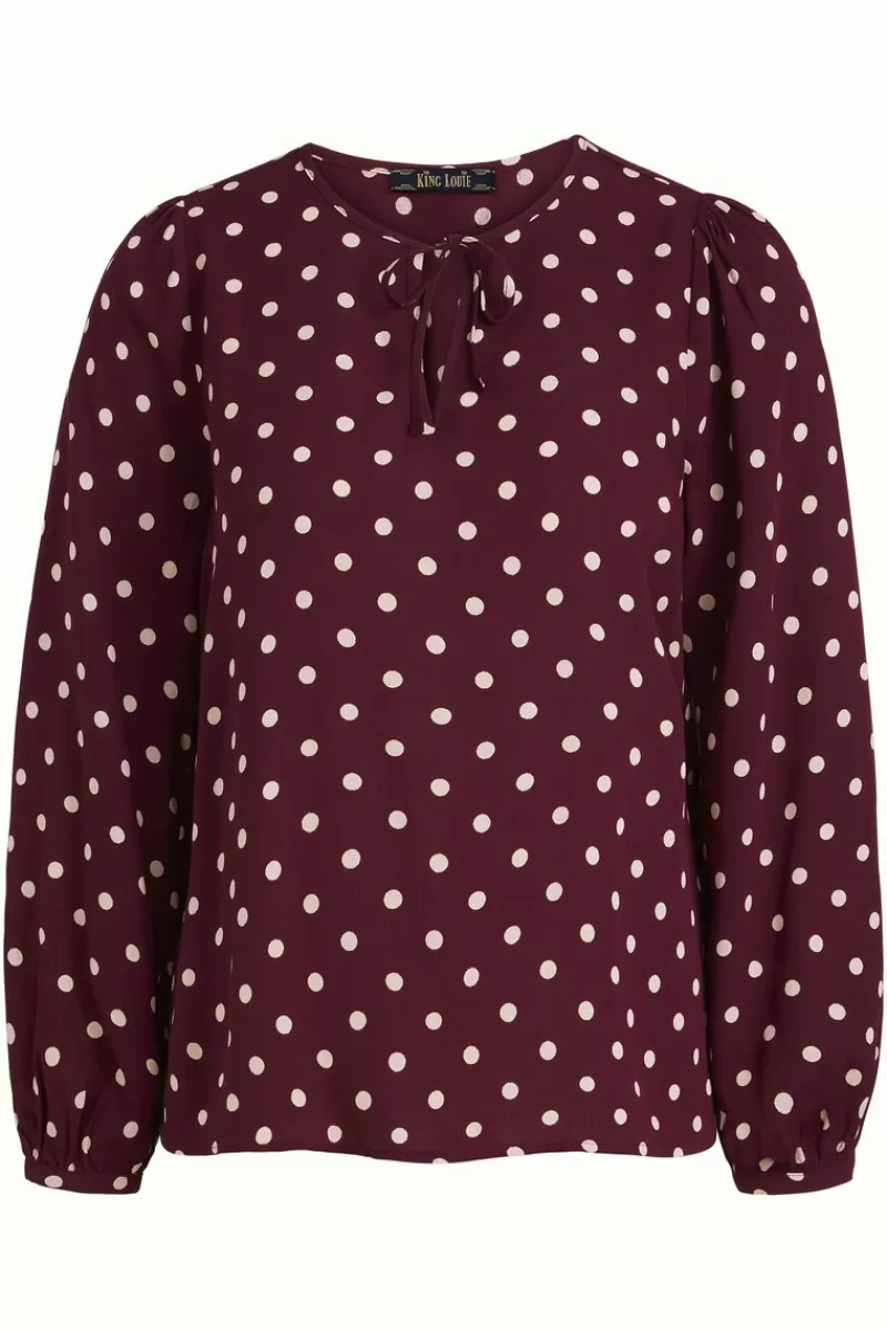 izzy_top_pablo_2.webp Vrouw King Louie Blouses-Izzy Top Pablo