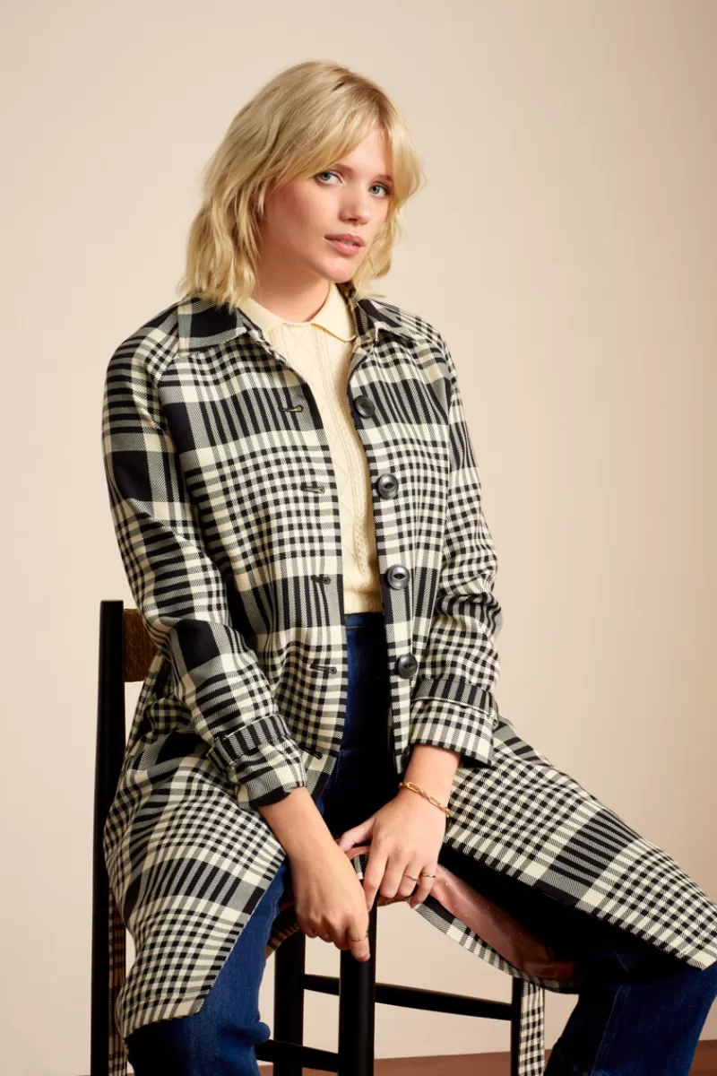 lizzy_coat_resort_check_4.webp Vrouw King Louie Jassen & Blazers-Lizzy Coat Resort Check