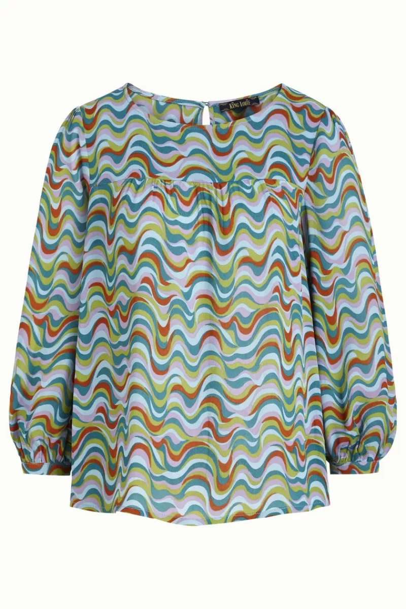 luella_top_funkadelic_3.webp Vrouw King Louie Blouses-Luella Top Funkadelic