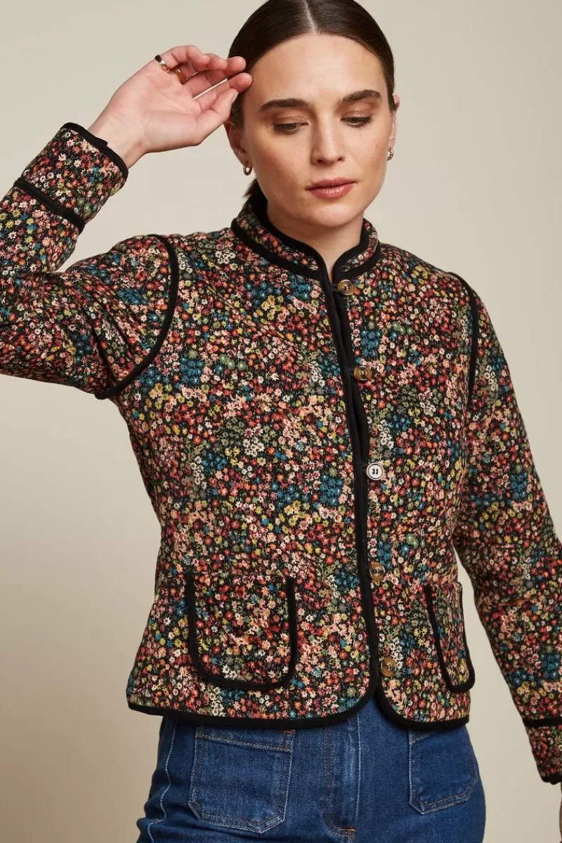 Vrouw King Louie Jassen & Blazers-Mia Quilted Jacket Stage