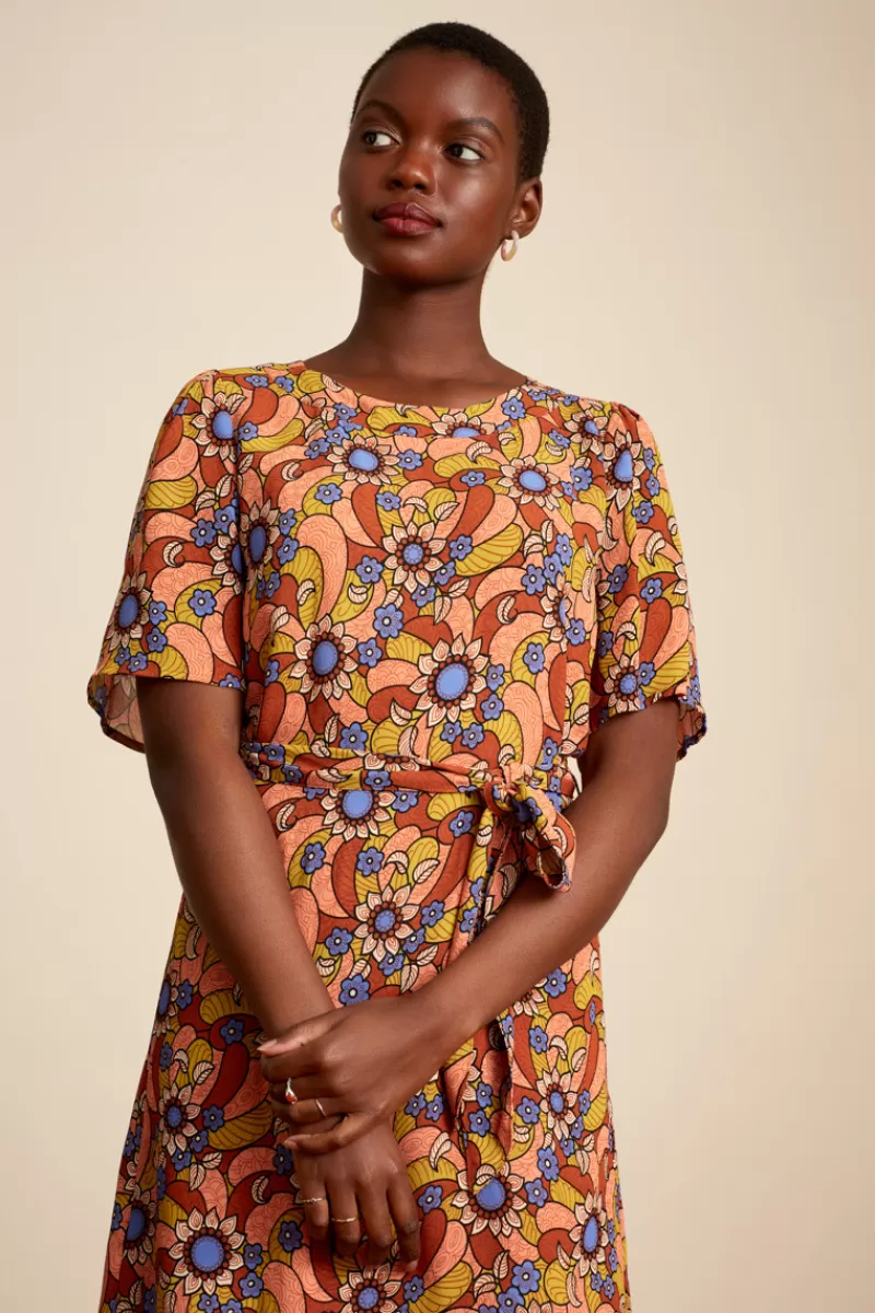 mila_tunic_dress_mazur_voile_2.webp Vrouw King Louie Jurken-Mila Tunic Dress Mazur Voile