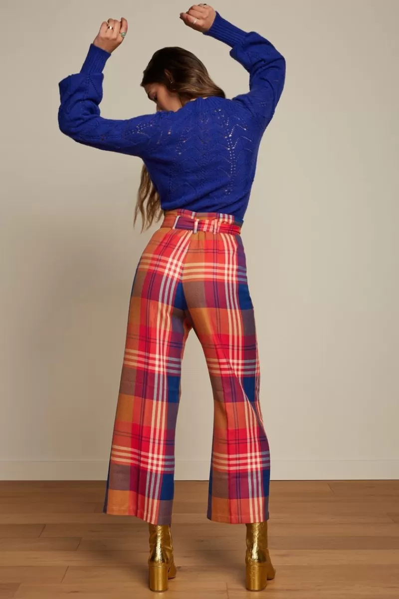 neva_pants_jolla_check_2.webp Vrouw King Louie Broeken-Neva Pants Jolla Check