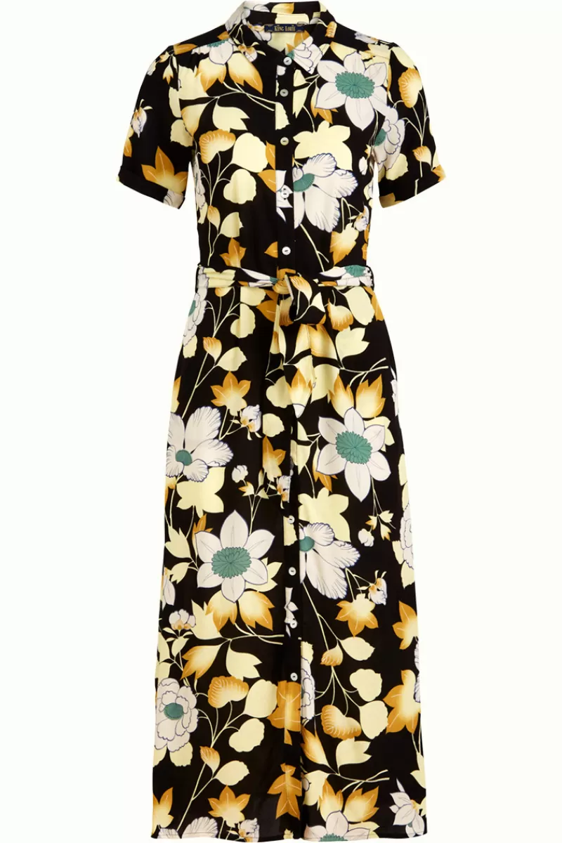 olive_midi_dress_la_boca_3.webp Vrouw King Louie Jurken-Olive Midi Dress La Boca