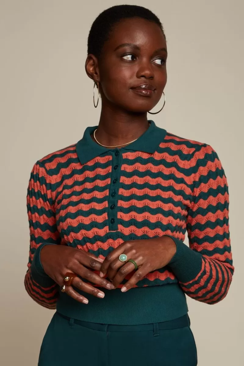 Vrouw King Louie Tops & Shirts-Polo Top Blizzy