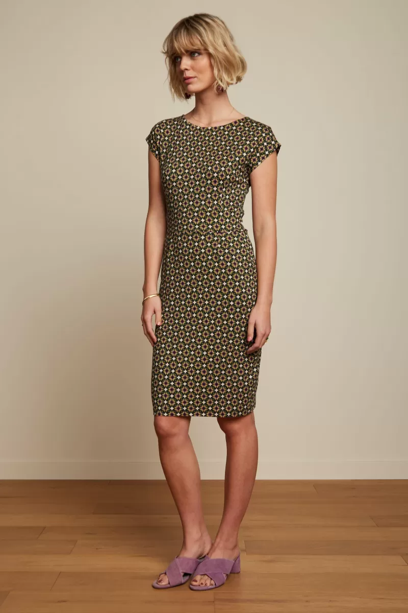 rose_dress_tortola_1.webp Vrouw King Louie Jurken-Rose Dress Tortola