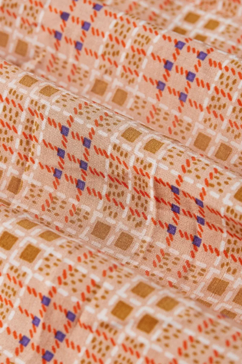 shirley_top_sapeuse_check_4.webp Vrouw King Louie Tops & Shirts-Shirley Top Sapeuse Check