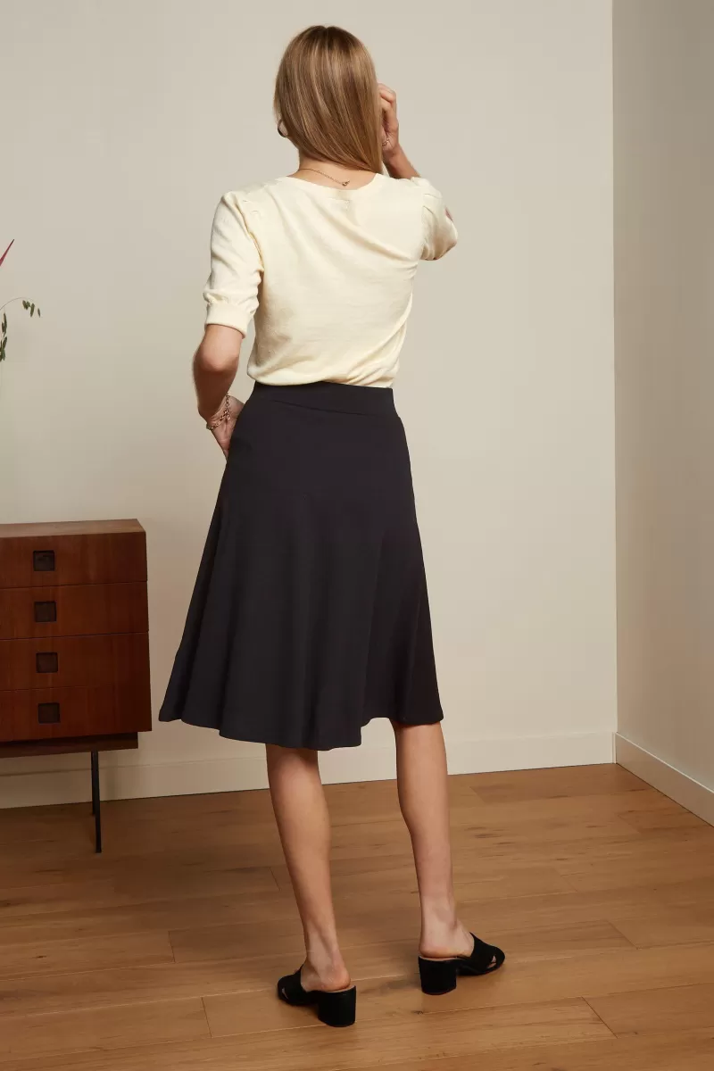 sofia_midi_skirt_milano_crepe_2.webp Vrouw King Louie Rokken-Sofia Midi Skirt Milano Crepe
