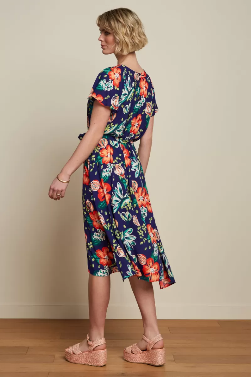 talia_dress_guava_2.webp Vrouw King Louie Jurken-Talia Dress Guava