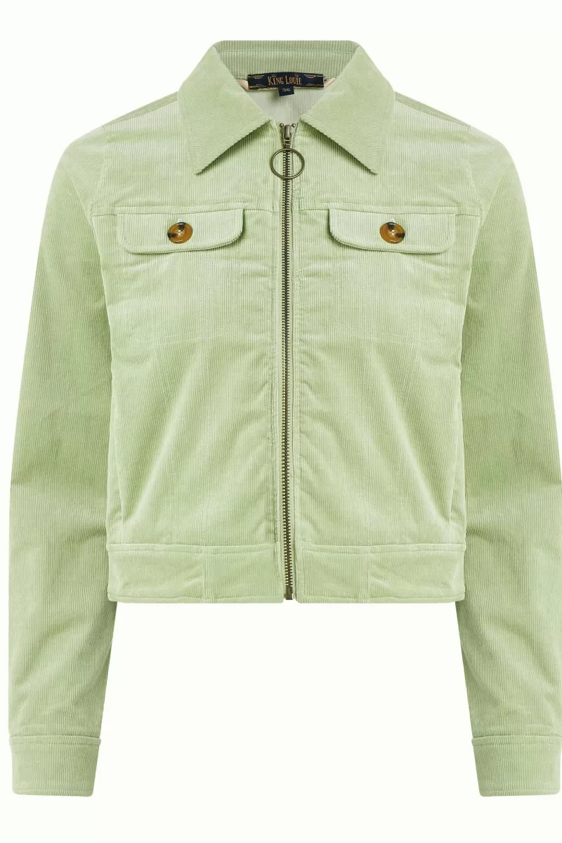 twiggy_jacket_babyrib_3.webp Vrouw King Louie Jassen & Blazers-Twiggy Jacket Babyrib