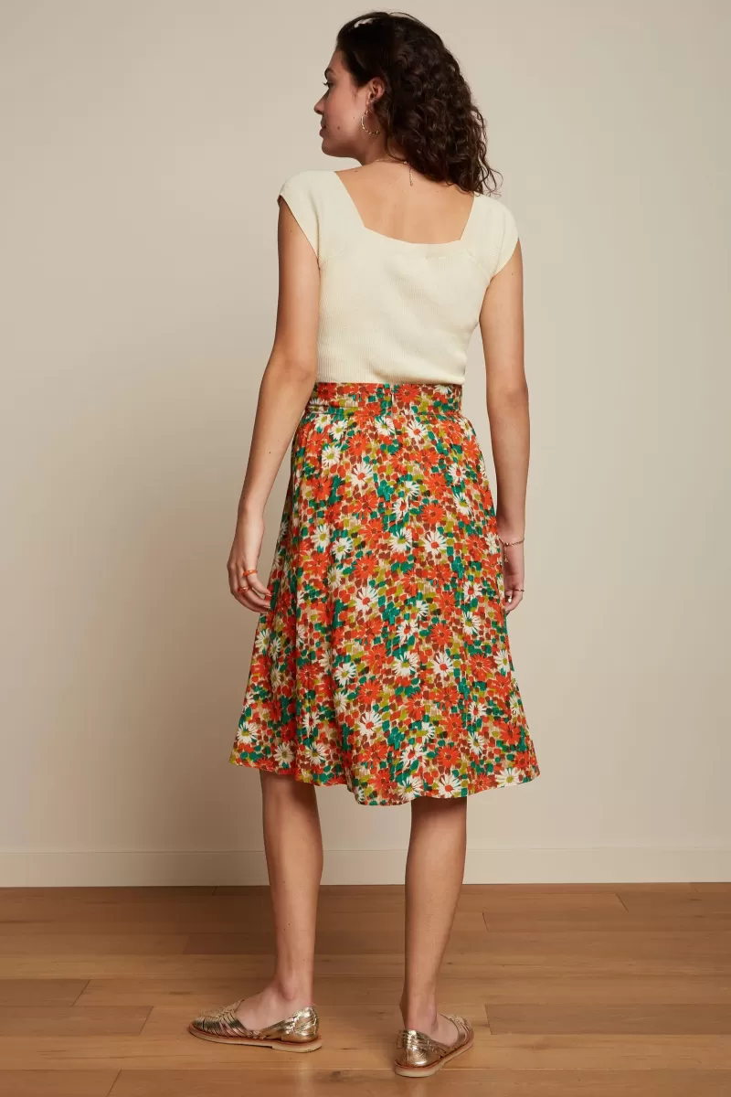 valeria_skirt_keylime_2.webp Vrouw King Louie Rokken-Valeria Skirt Keylime
