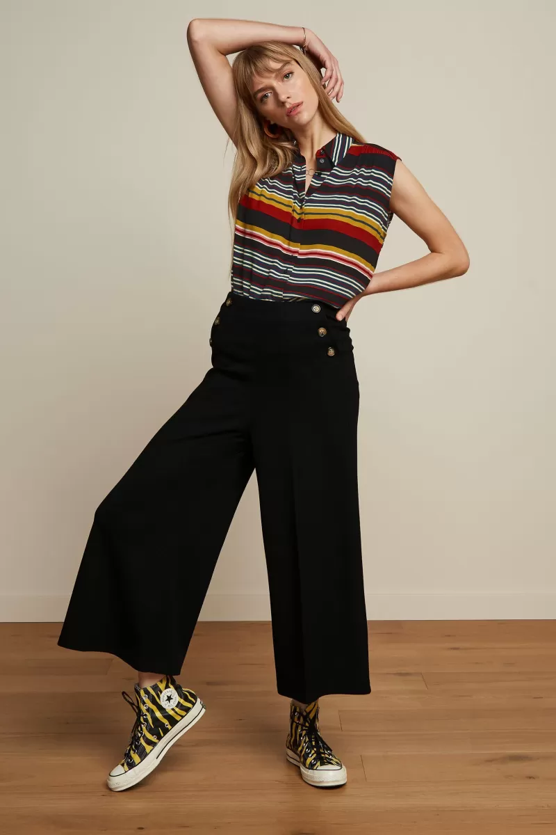 viv_blouse_maxim_stripe_3.webp Vrouw King Louie Blouses-Viv Blouse Maxim Stripe